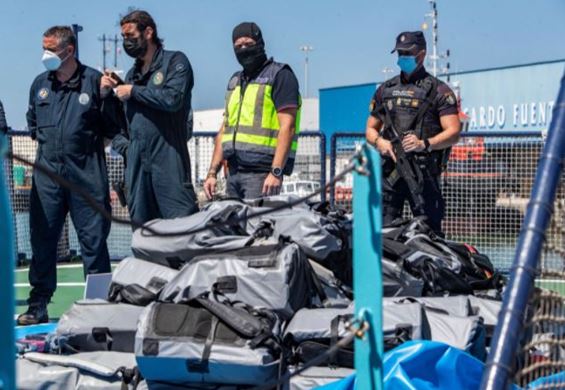 MAOC–N supports seizure of 1 tonne of cocaine as part of UK and Spanish Operation