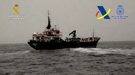 MAOC-N supports the seizure of 8400 kg of hashish off the Senegalese coast