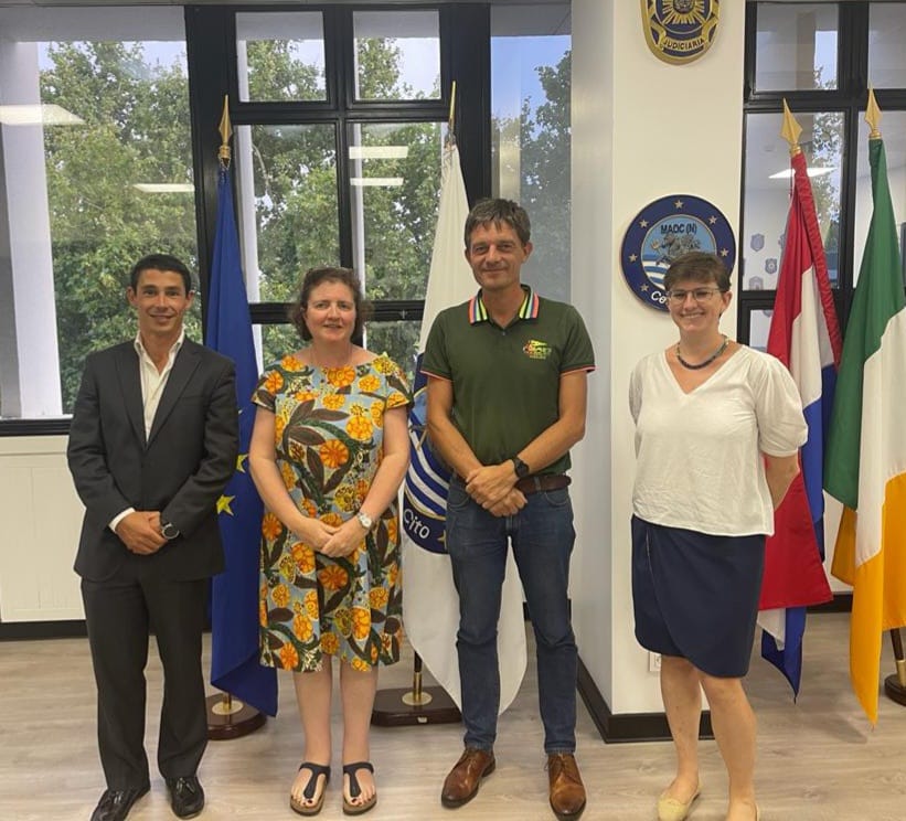 Ms. Floriana Sipala, Head of the Organised Crime and Drugs Policy Unit at The European Commission DG Home and Migration Office, visits MAOC-N