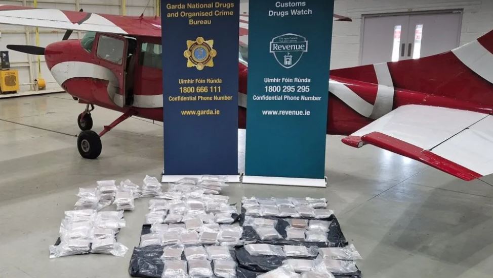 MAOC-N supports Irish operation at Weston Airport resulting in the seizure of 60kg of heroin