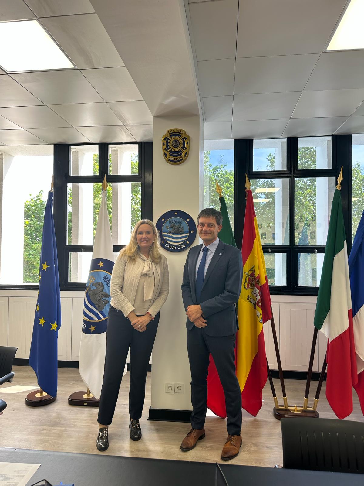 The Swedish Ambassador to Portugal, Elisabeth Eklund, visits the Centre’s Headquarters in Lisbon