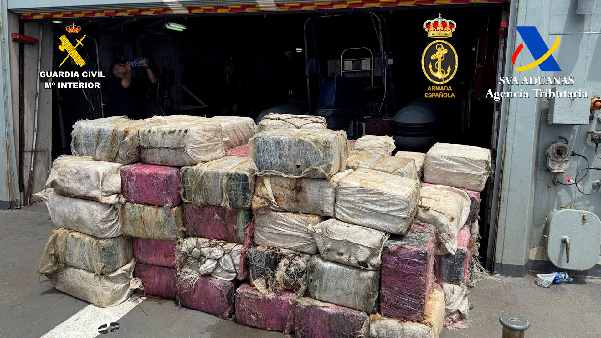 Over two and a half tonnes of cocaine seized by the Spanish Authorities in a Joint Operation supported by MAOC-N