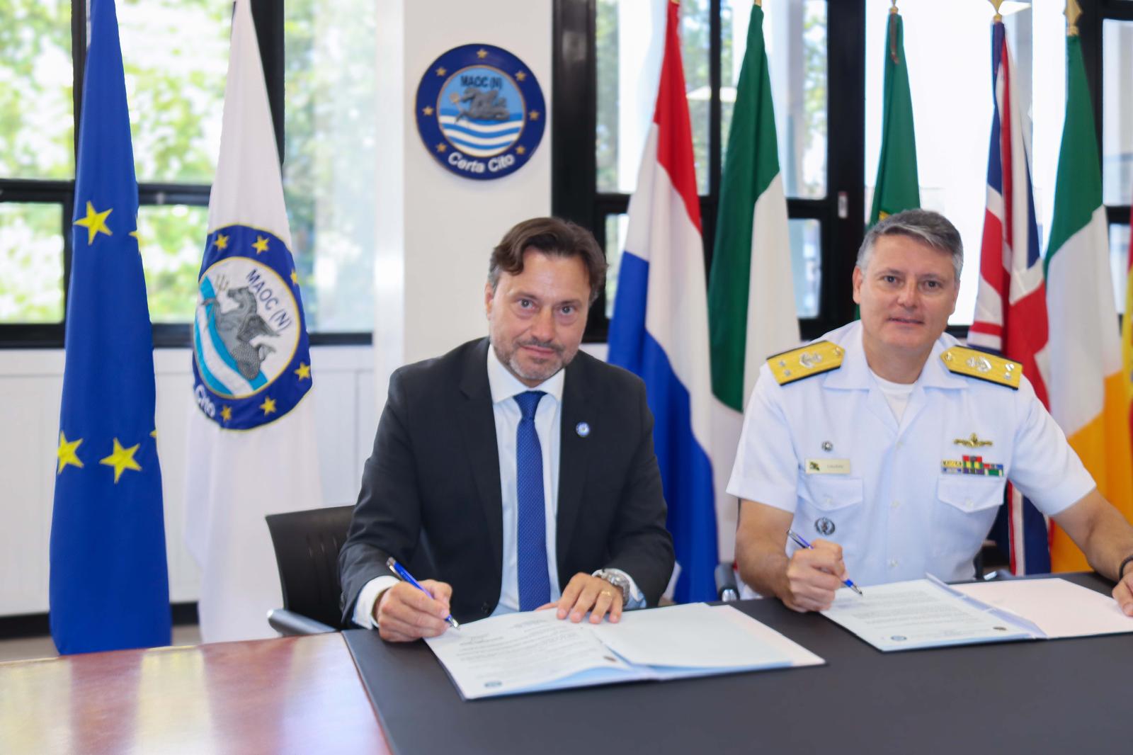 MAOC-N and the Brazilian Navy sign a Memorandum of Understanding